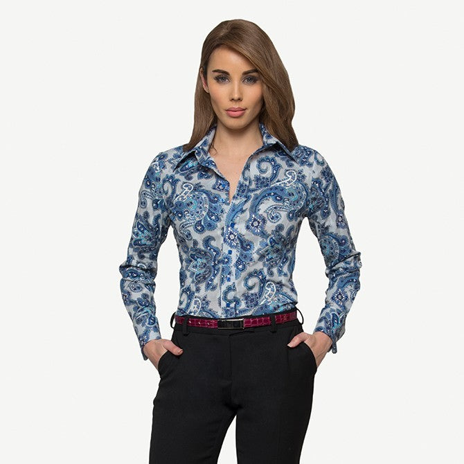 BLUE REGAL COTTON SHIRT