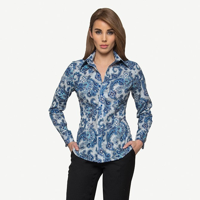 BLUE REGAL COTTON SHIRT