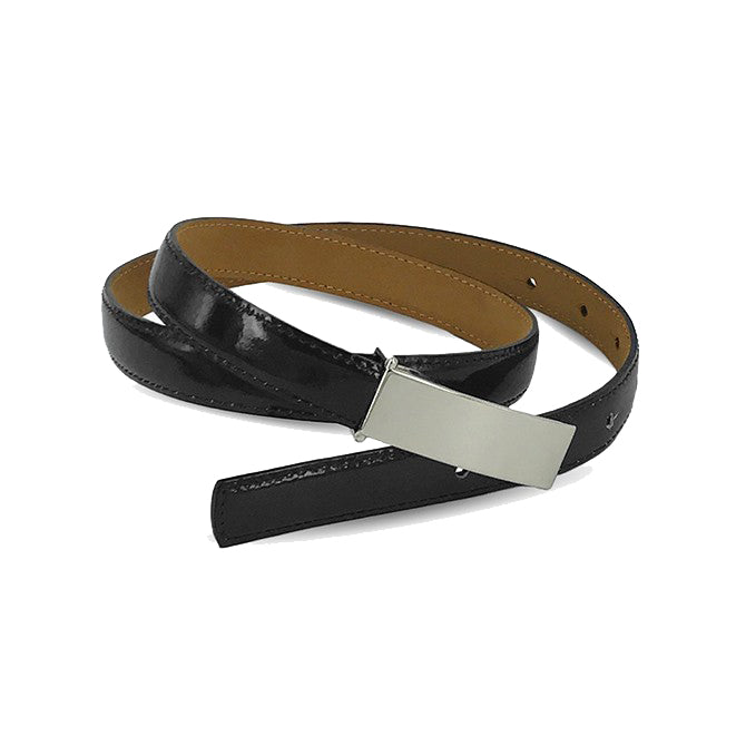 BLACK LEATHER BELT