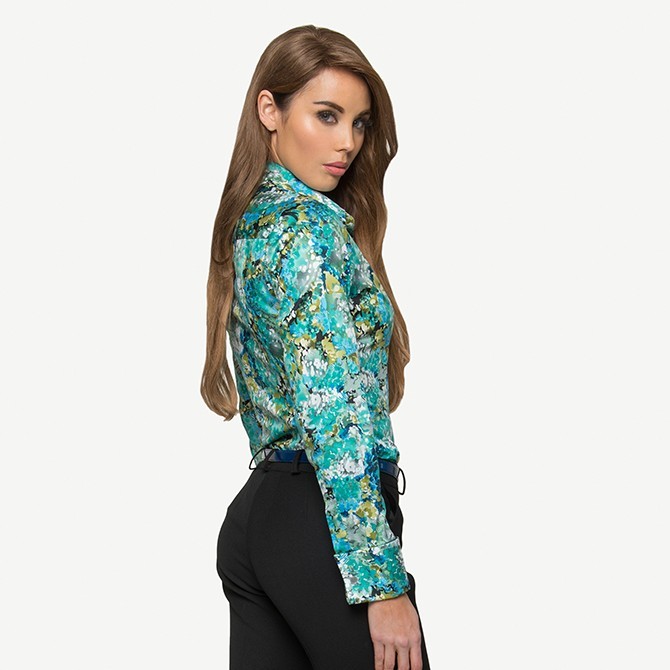 GREEN PARADISO COTTON SHIRT