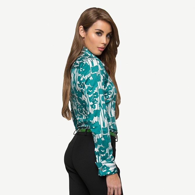 JADE POPPY COTTON SHIRT