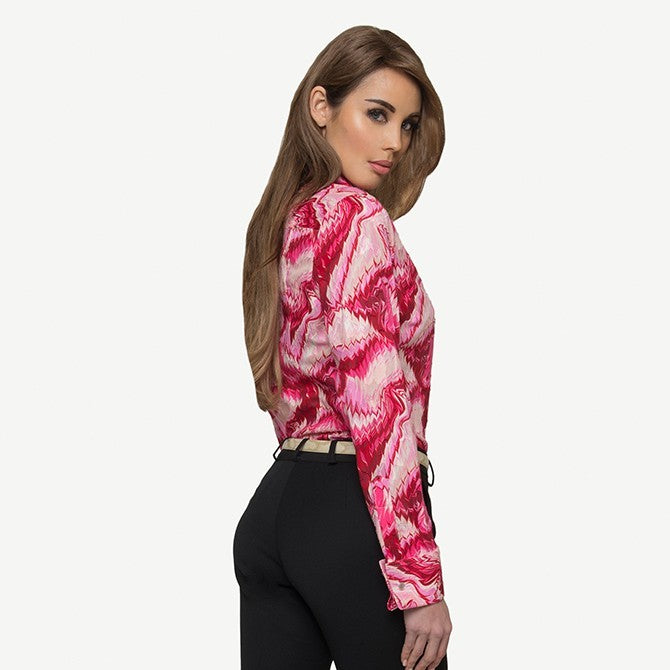 PINK FLAME COTTON SHIRT