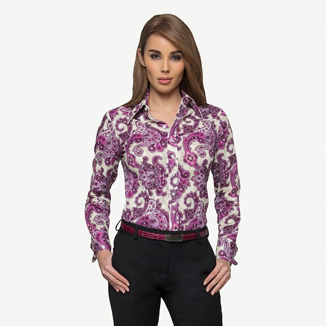 PINK REGAL COTTON SHIRT