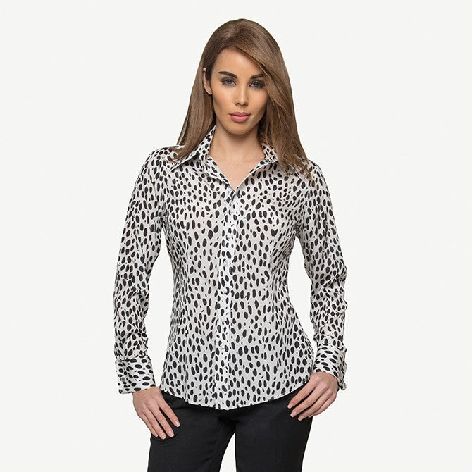 SPOT SILK SHIRT