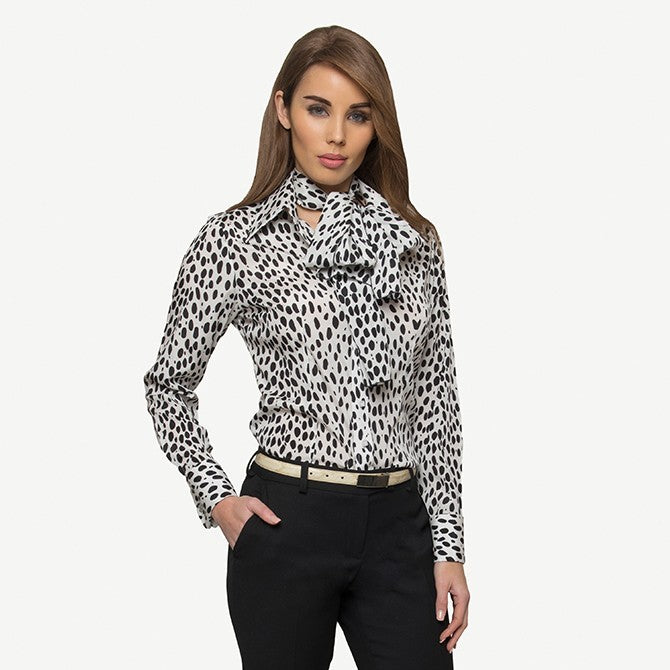 SPOT SILK SHIRT