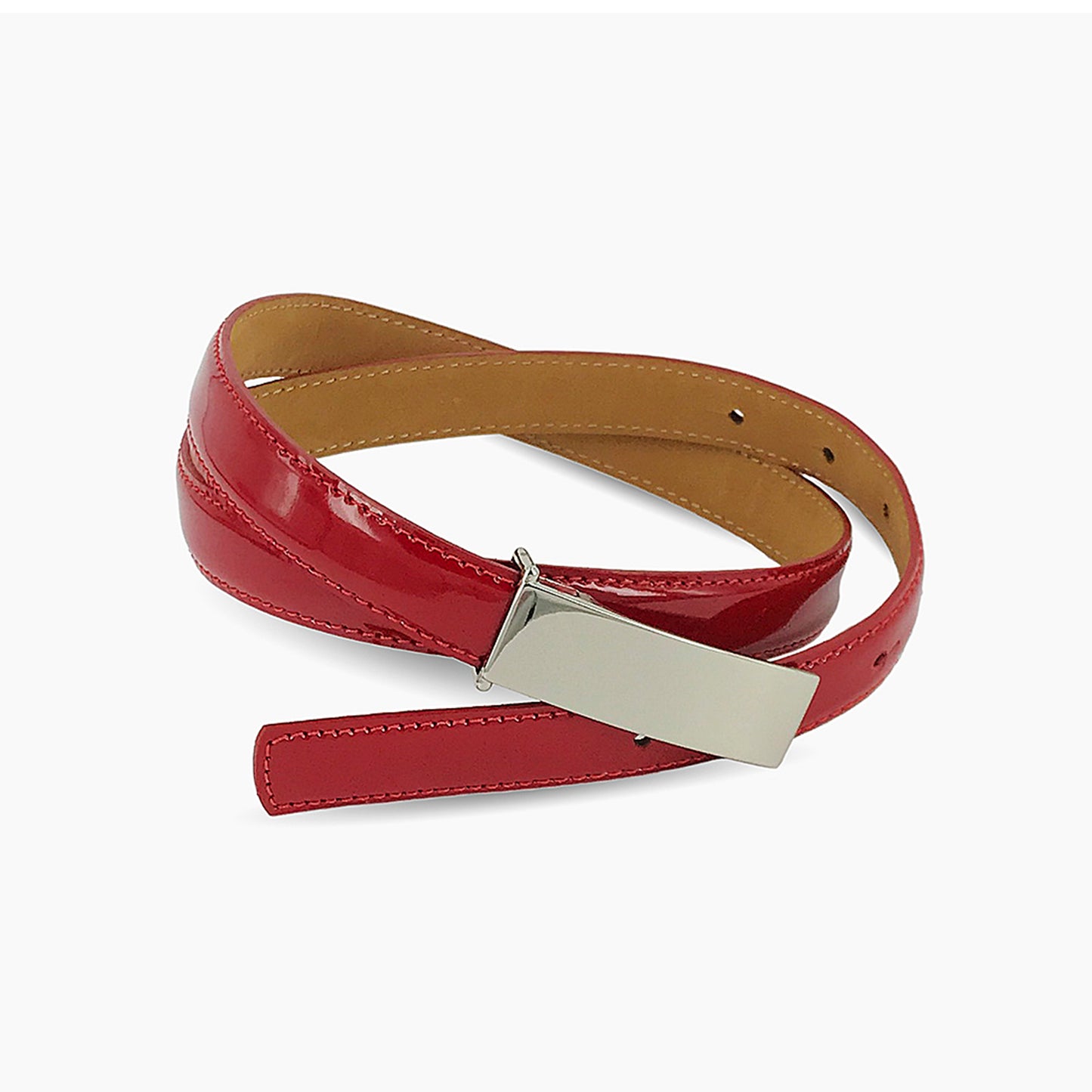RED LEATHER BELT