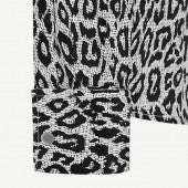 LEOPARD SPEC SILK BLOUSE